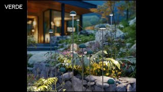 Миниатюра фото уличный светильник odeon light verde 7122/4gl темно-зеленый | 220svet.ru