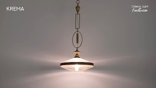 Миниатюра фото настенный светильник odeon light krema 5441/1w сатинированная латунь | 220svet.ru