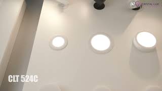 Миниатюра фото встраиваемый светодиодный светильник crystal lux clt 524c150 wh | 220svet.ru
